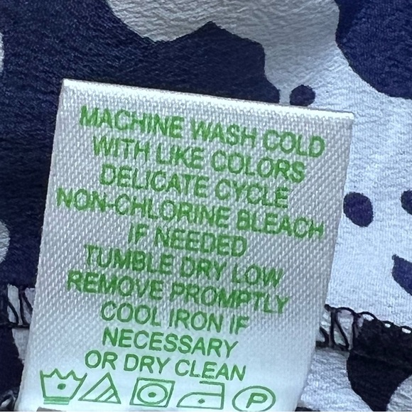 Lilly Pulitzer Women’s Navy & White Strapless Maxi w/High Slits on the Sides S - Picture 13 of 14